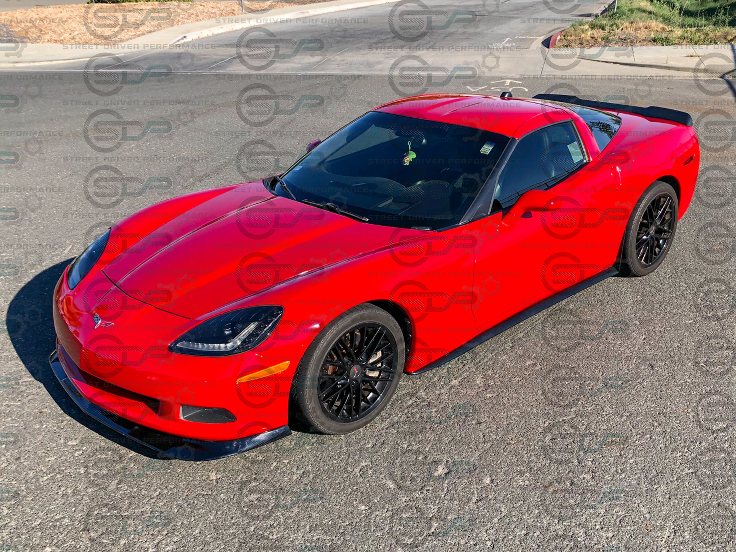 2005-2013 C6 Corvette - Base Model - ZR1 Conversion Side Skirts / Rocker Panels / Ground Effects with Mud Flaps